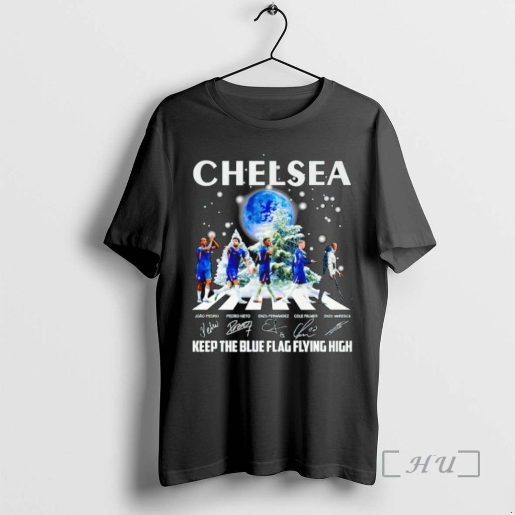 Limited Edition Chelsea Fc Keep The Blue Flag Flying High Signature Abbey Road