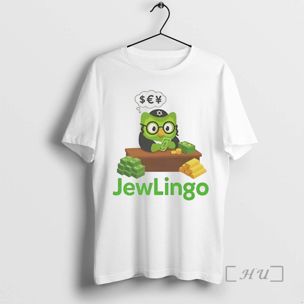 Limited Edition Duolingo Jewlingo Money Tee Shirt Sweater