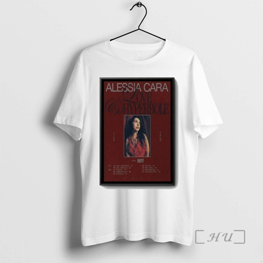 Limited Edition Fall Tour 2025 Alessia Cara Love Hyperbole Tee Shirt Sweater