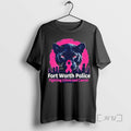 Limited Edition Fort Worth Police Fighting Crime And Cancer Tee Shirt Sweater