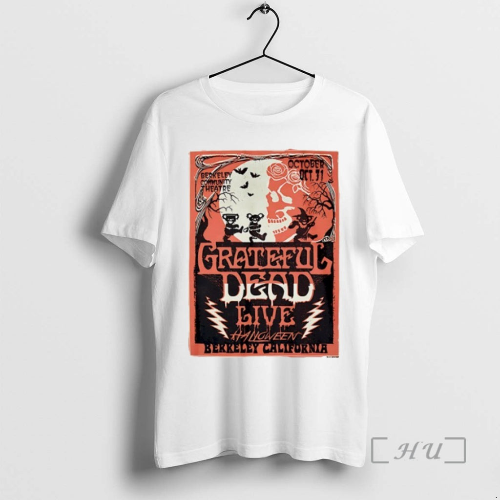 Limited Edition Grateful Dead Berkeley Community Theatre California Halloween Tee Shirt Sweater