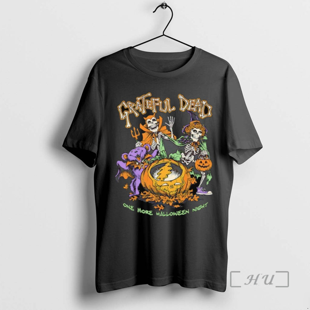 Limited Edition Grateful Dead Steal Your Pumpkin Dark Heather One More Halloween Night