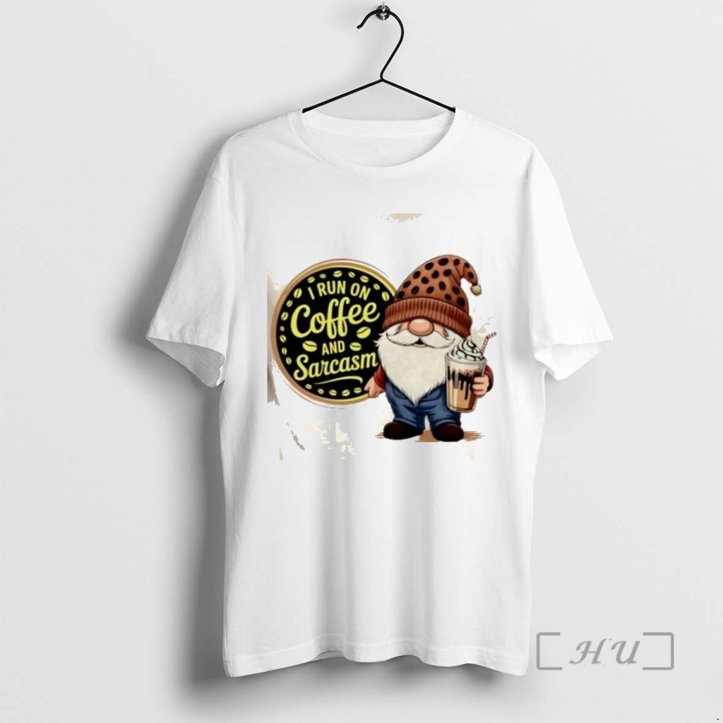 Limited Edition Gromes I Run On Coffee And Sarcasm Tee Shirt Sweater