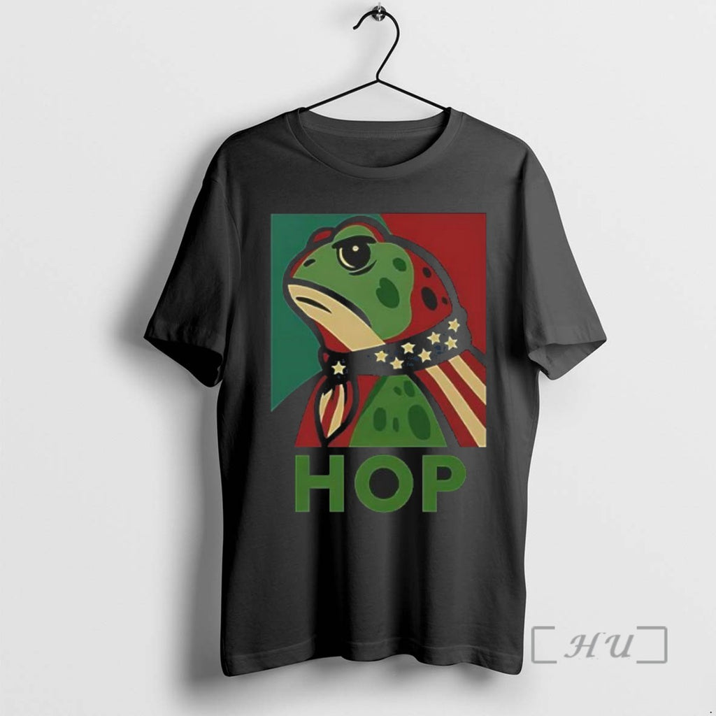 Limited Edition Hop Portland Frog Picture Tee Shirt Sweater