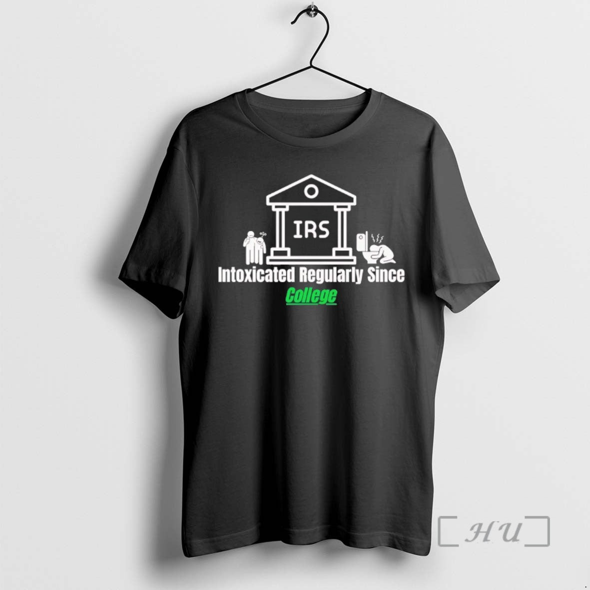 Limited Edition Irs Intoxicated Regularly Since College Tee Shirt Sweater