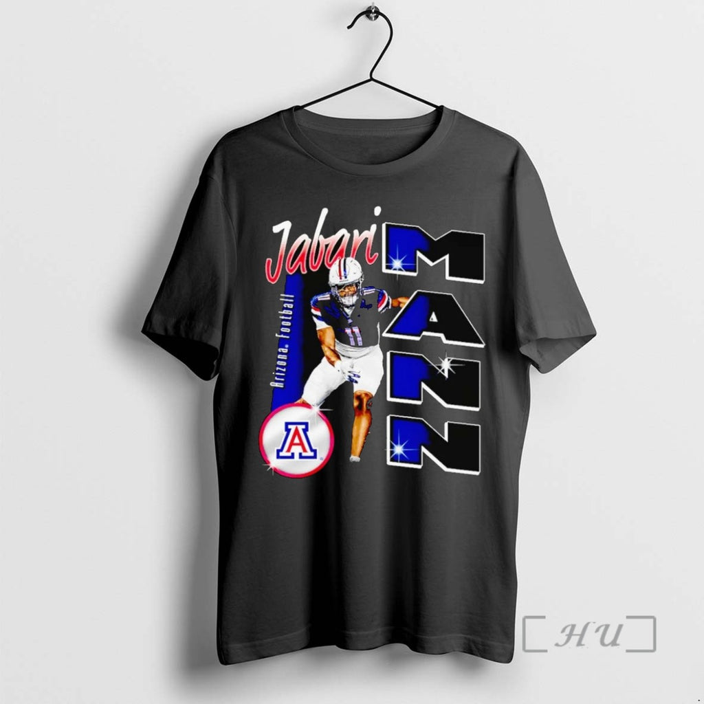 Limited Edition Jabari Mann 90s Portrait Arizona Wildcats Tee Shirt Sweater