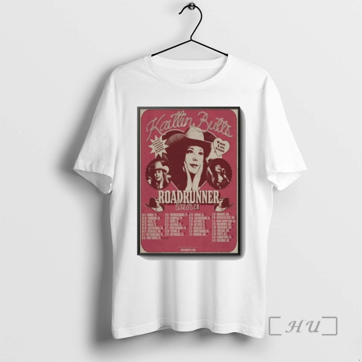 Limited Edition Kaitlin Butts The Roadrunner 2025 Tour Tee Shirt Sweater
