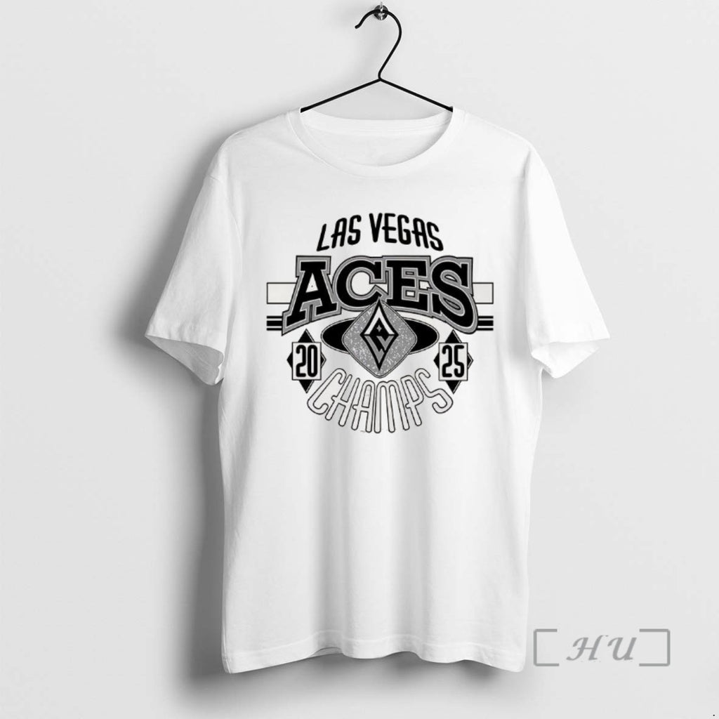 Limited Edition Las Vegas Aces Wnba 2025 Finals Champions Logo Tee Shirt Sweater