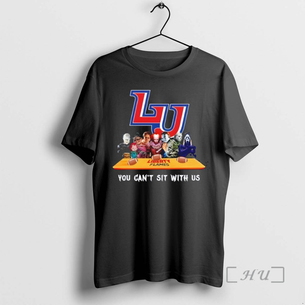 Limited Edition Liberty Flames Horror Movie Characters You Cant Sit With Us Halloween