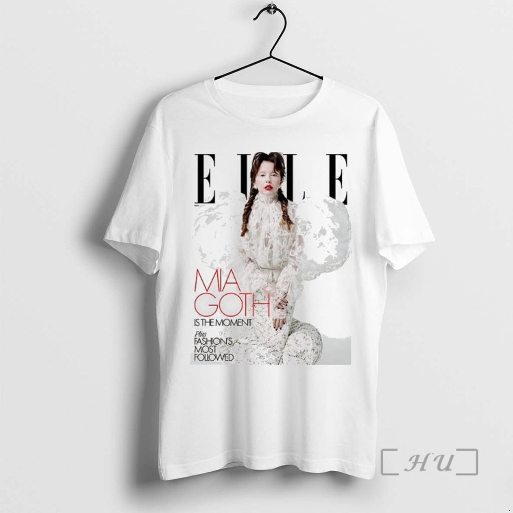 Limited Edition Mia Goth Elle Usa Is The Moment Tee Shirt Sweater