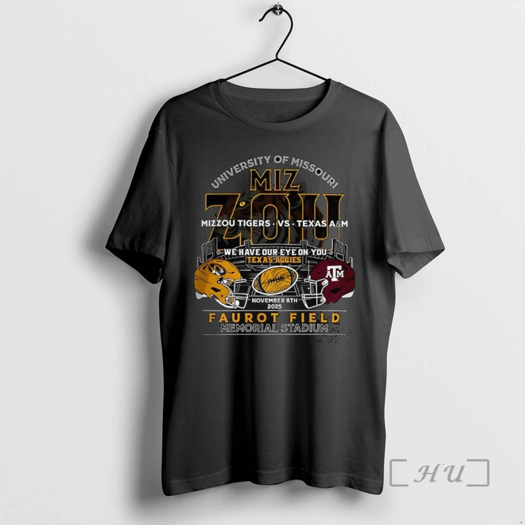 Limited Edition Mizzou Tigers Vs Texas Am Aggies 2025 Game Day Memorial Stadium