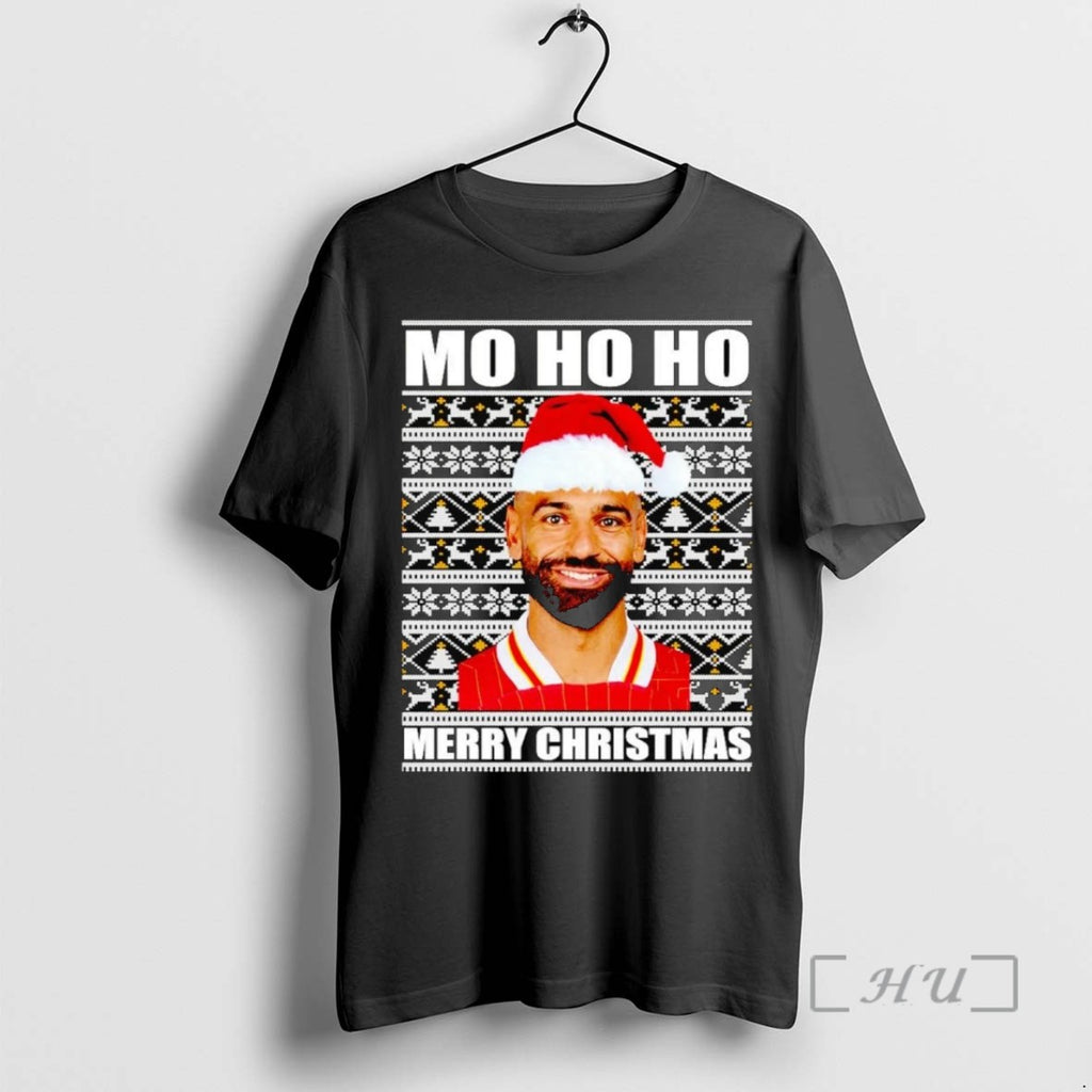 Limited Edition Mohamel Salah Mo Ho Ho Salah Christmas Tee Shirt Sweater