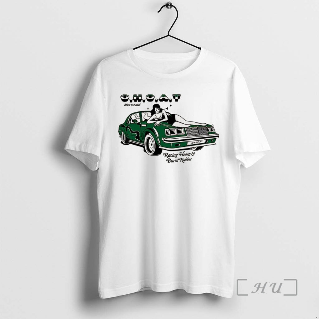 Limited Edition Ohoat Racing Heart And Burnt Rubber Tee Shirt Sweater