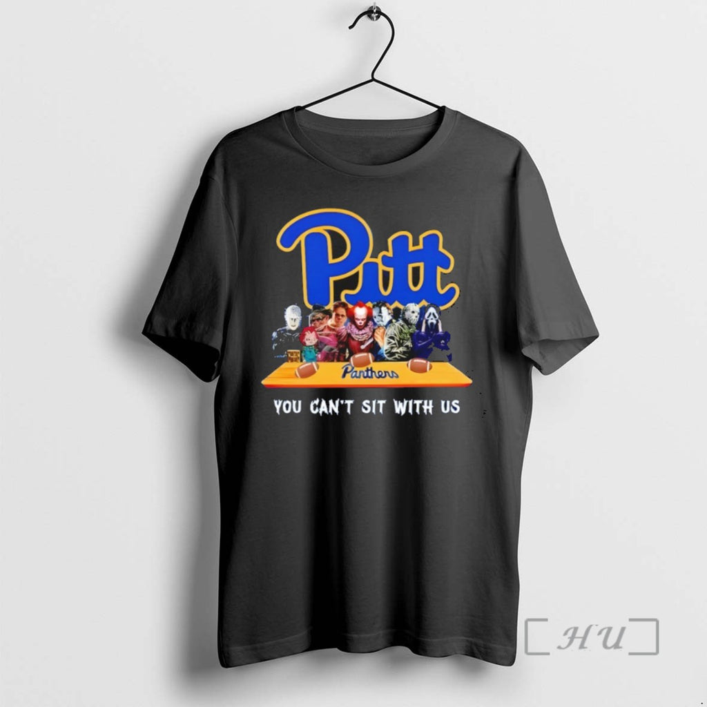 Limited Edition Pitt Panthers Horror Movie Characters You Cant Sit With Us Halloween