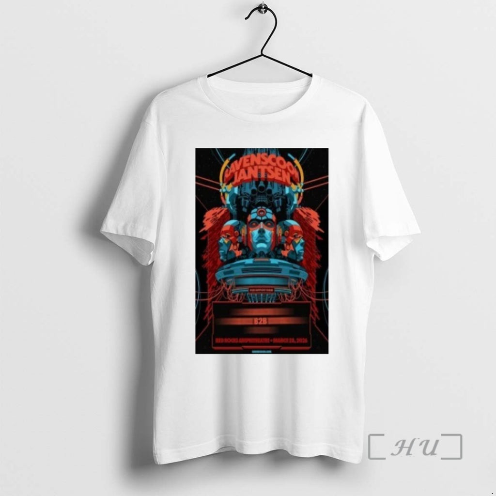 Limited Edition Ravenscoon 2026 Red Rocks Tour Tee Shirt Sweater