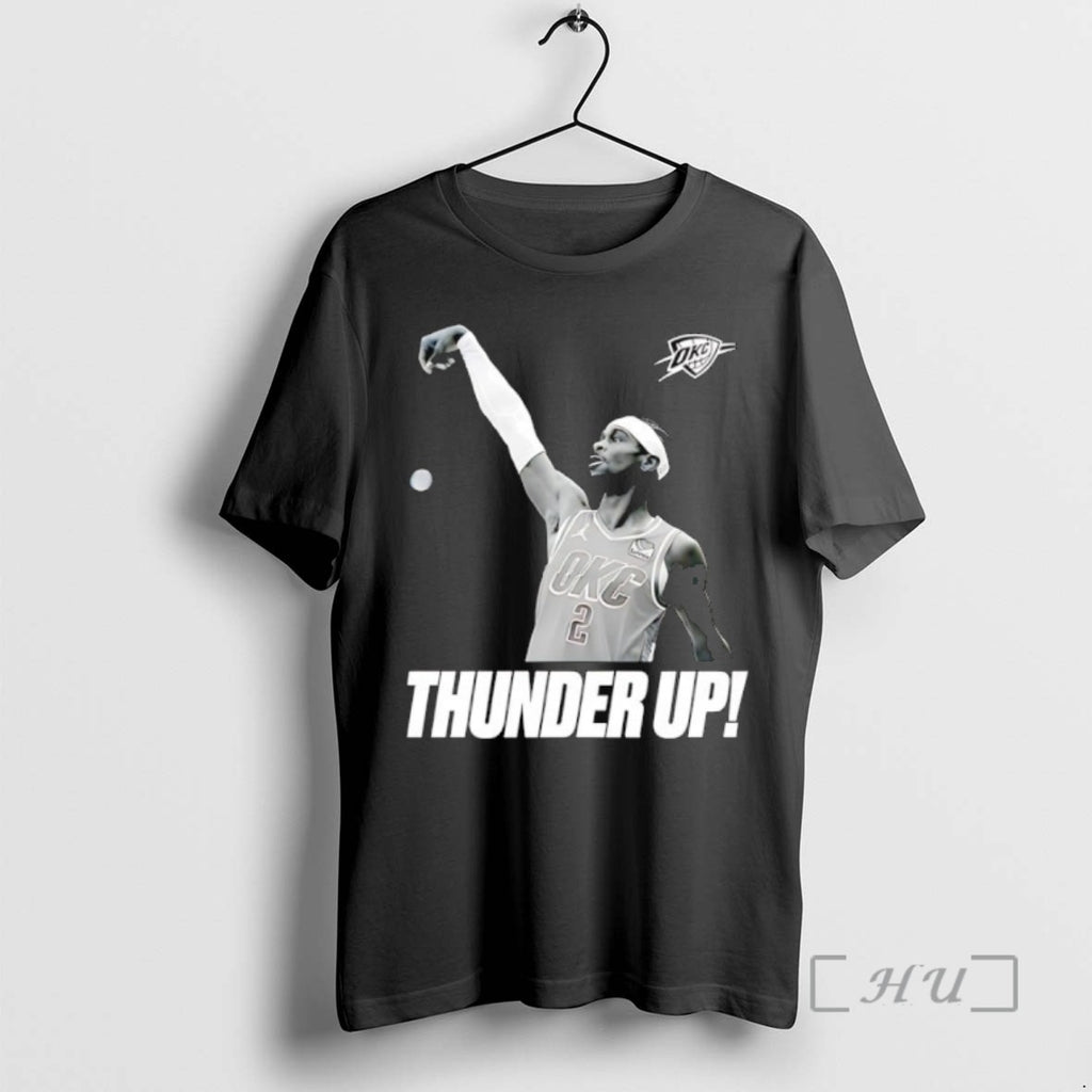 Limited Edition Shai Gilgeous Alexander Oklahoma City Thunder Up Tee Shirt Sweater