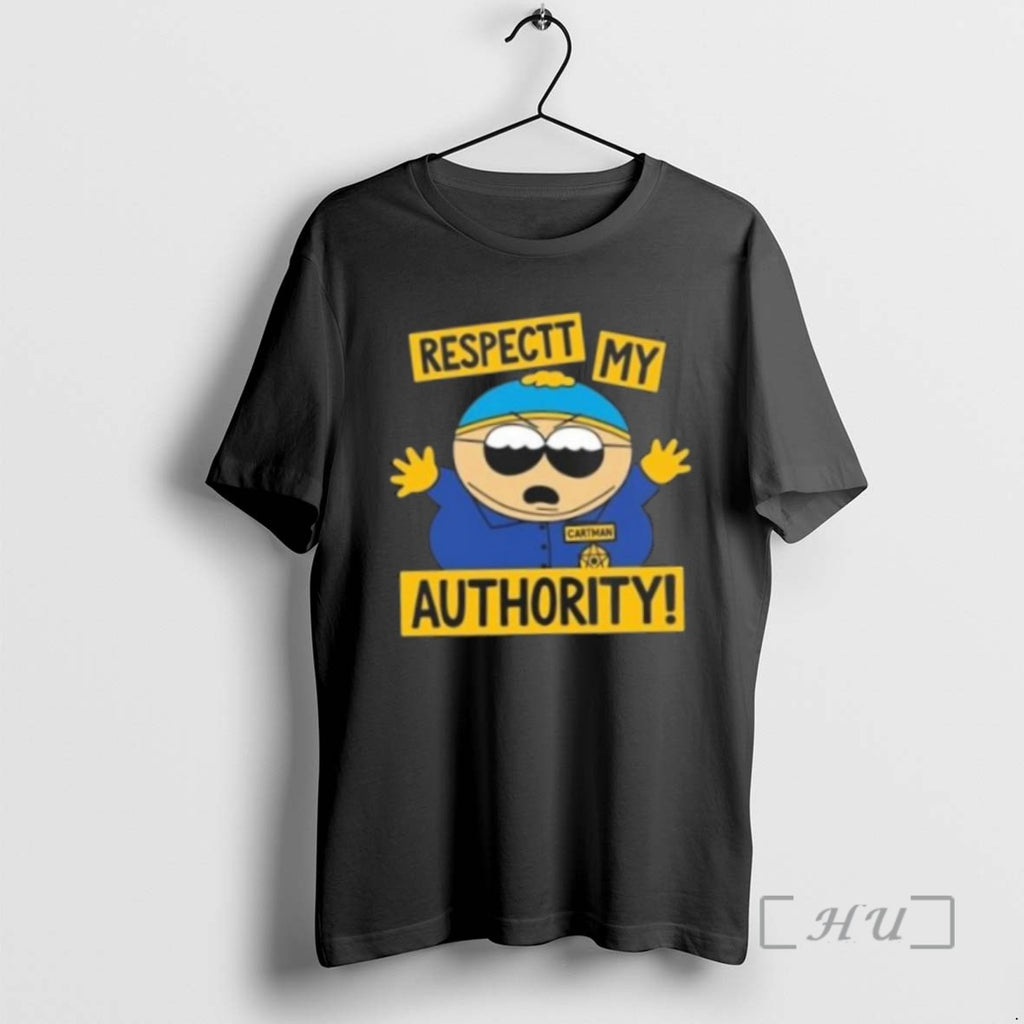 Limited Edition South Park Cartman Respect My Authority Tee Shirt Sweater