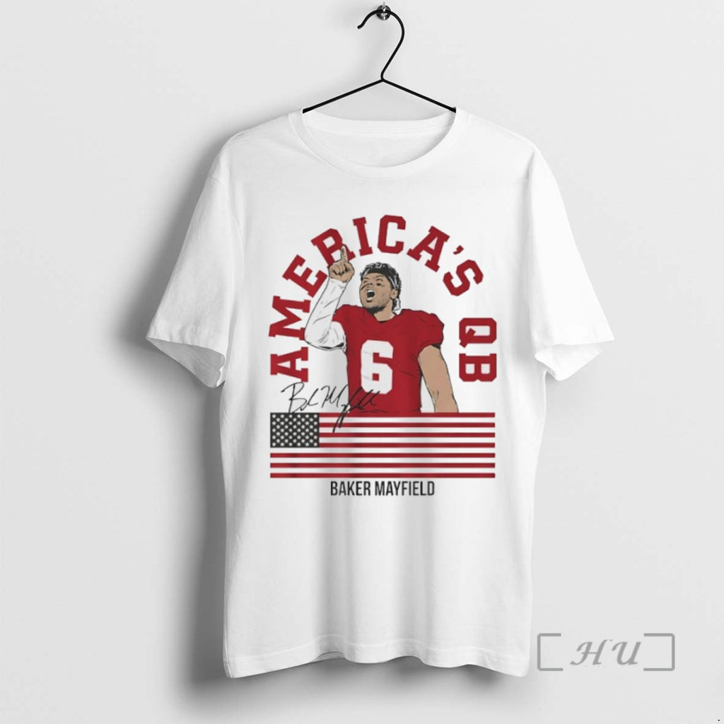 Limited Edition Tampa Bay Buccaneers Baker Mayfield Americas Qb Signature Tee Shirt Sweater