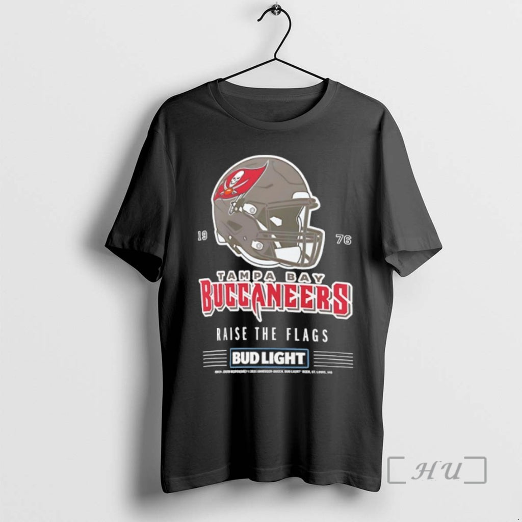 Limited Edition Tampa Bay Buccaneers Bud Light 1976 Raise The Flags Football Helmet