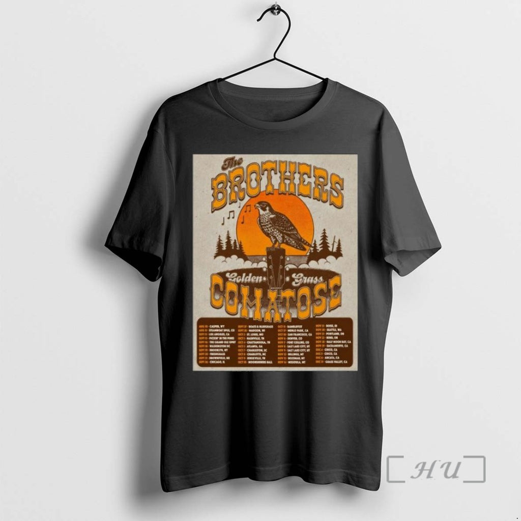 Limited Edition The Brothers Comatose 2025 Goldengrass Tour Long Sleve Tee Shirt Sweater