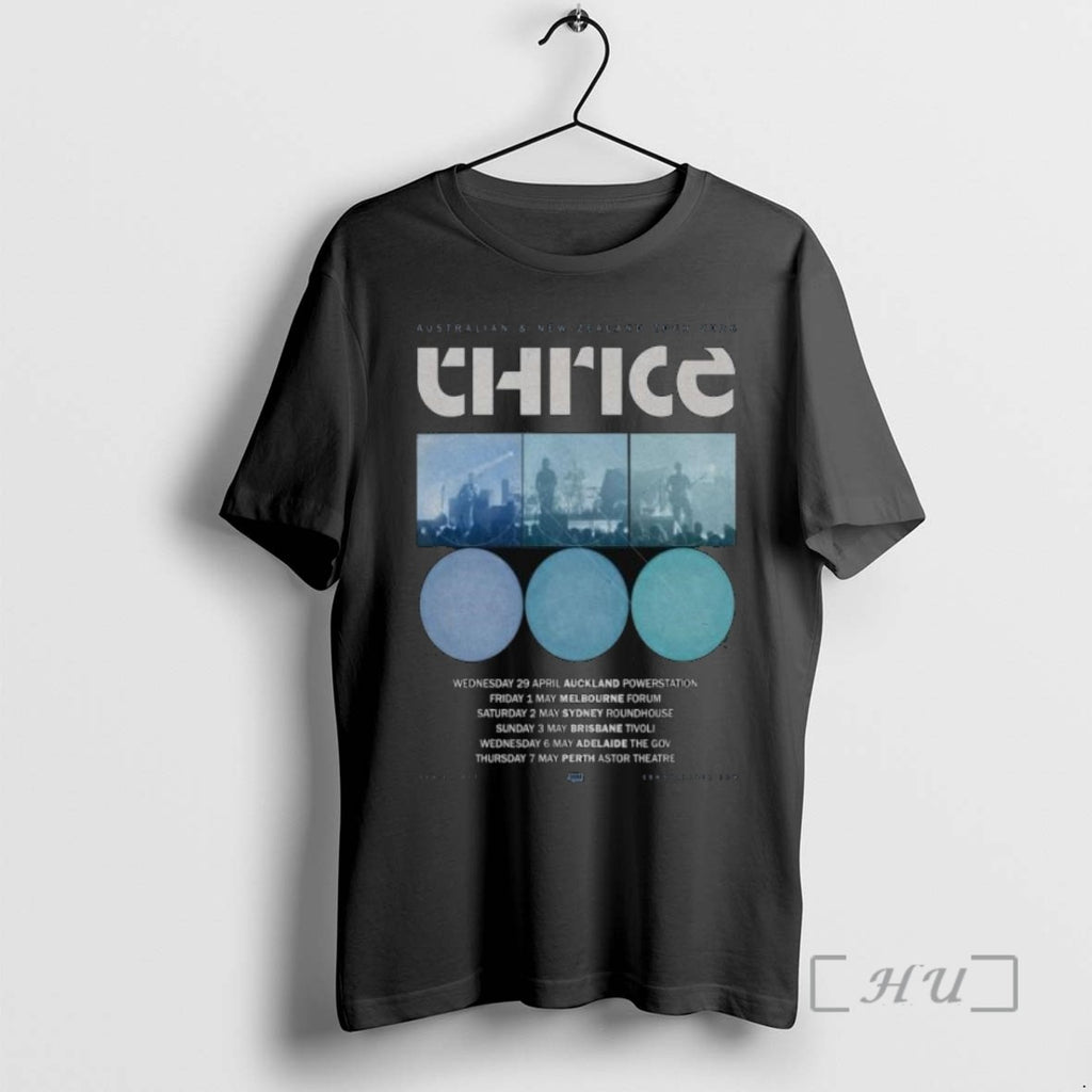 Limited Edition Thrice Australia And New Zealand 2026 Event Long Sleve Tee Shirt Sweater