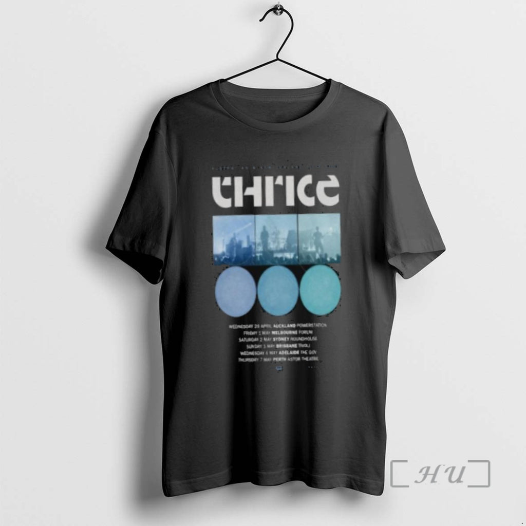 Limited Edition Thrice Australia And New Zealand 2026 Tee Shirt Sweater