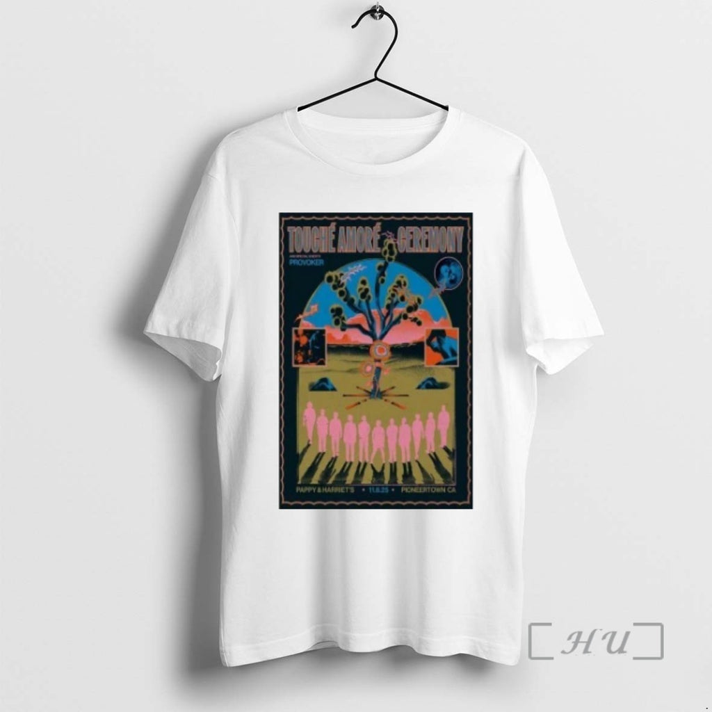 Limited Edition Touche Amore Tour Pioneertown Ca 11 08 Tee Shirt Sweater