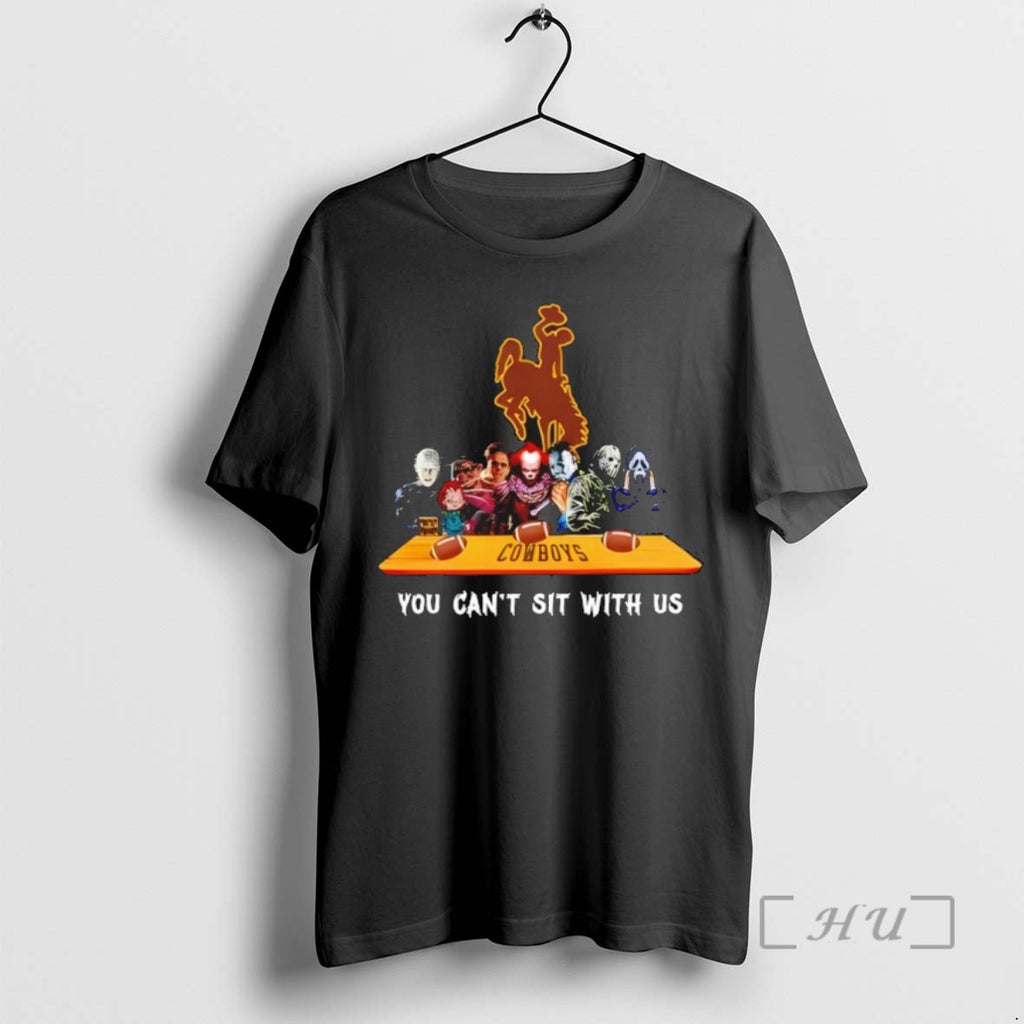 Limited Edition Wyoming Cowboys Horror Movie Characters You Cant Sit With Us Halloween