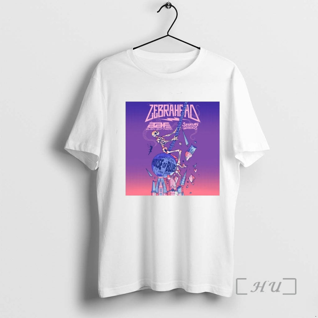 Limited Edition Zebrahead January 17 2026 House Of Blues Anaheim Anaheim Ca Tee Shirt Sweater