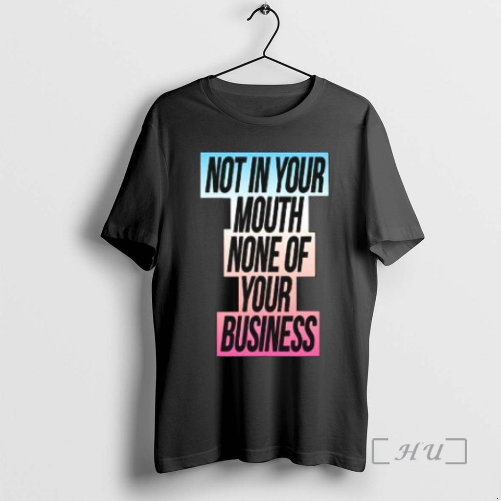Limited Edition Peaches Not In Your Mouth Trans Flag New Tee Shirt Sweater