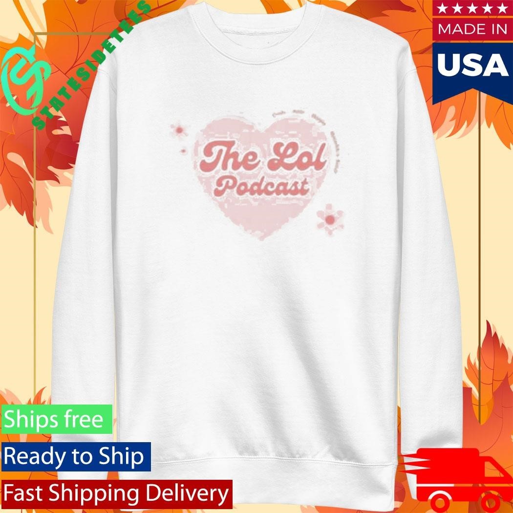 Lol Podcast Heart Shirt Unisex , , , Long Sleeve Tee