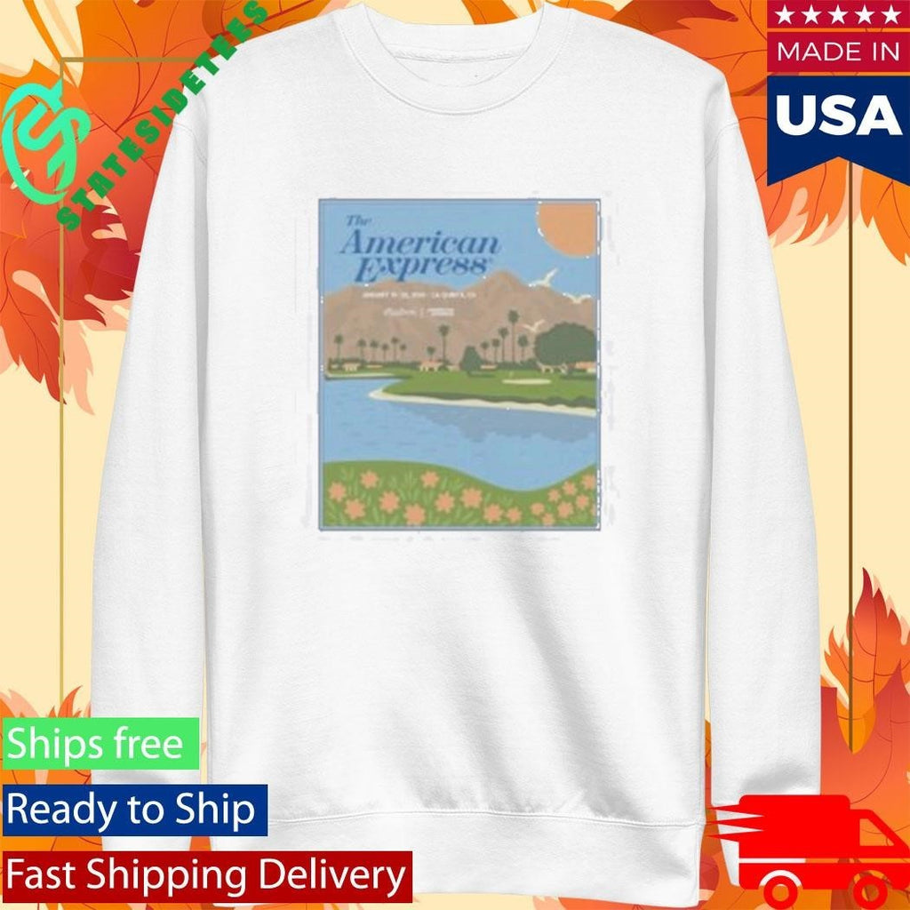 Malbon The American Express Bermuda Poster Shirt Unisex , , , Long Sleeve Tee