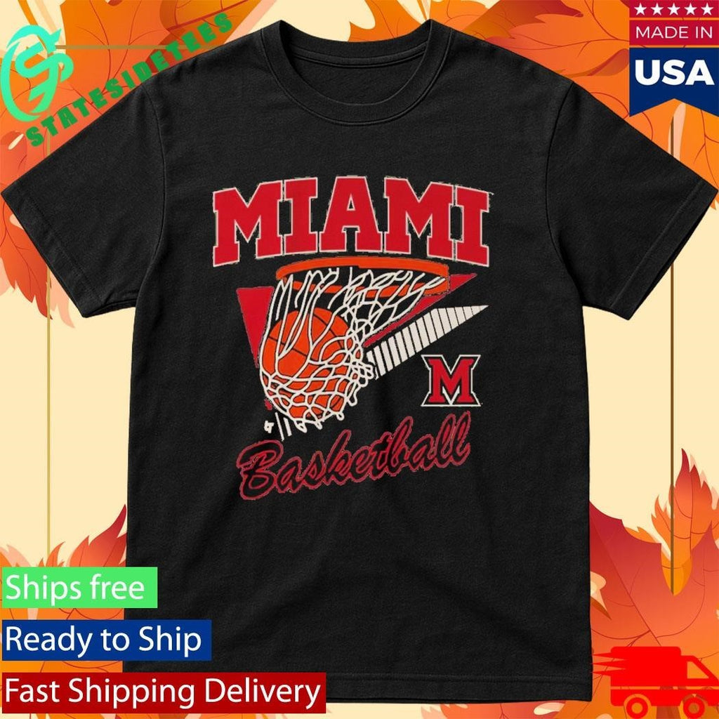 Miami Oh Basketball Retro Swish Shirt Unisex , , , Long Sleeve Tee
