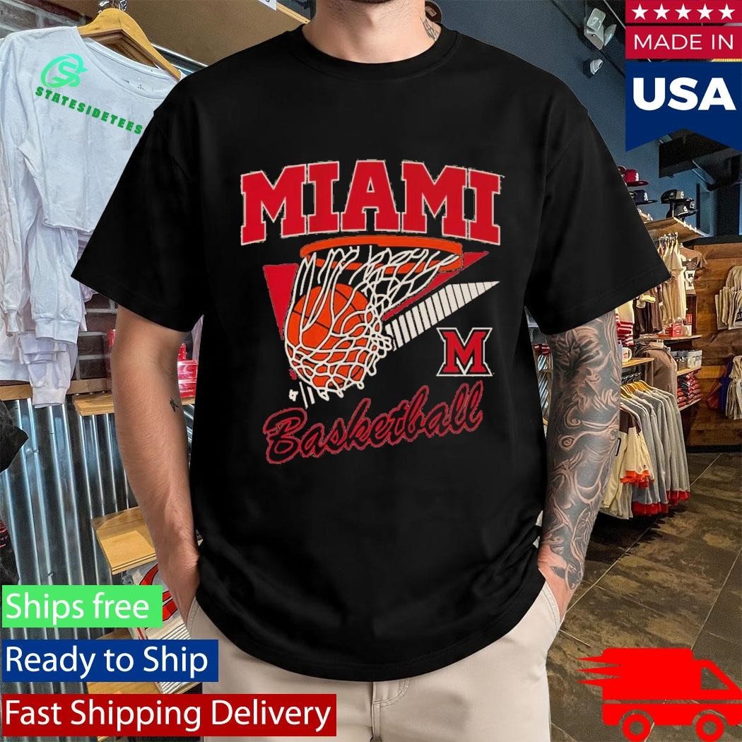Miami Oh Basketball Retro Swish Shirt Unisex , , , Long Sleeve Tee