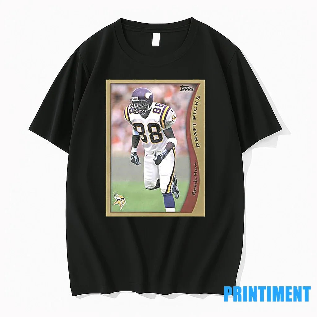 Minnesota Vikings Randy Moss Trading Card Tshirts Sweater Unisex , , , Long Sleeve Tee