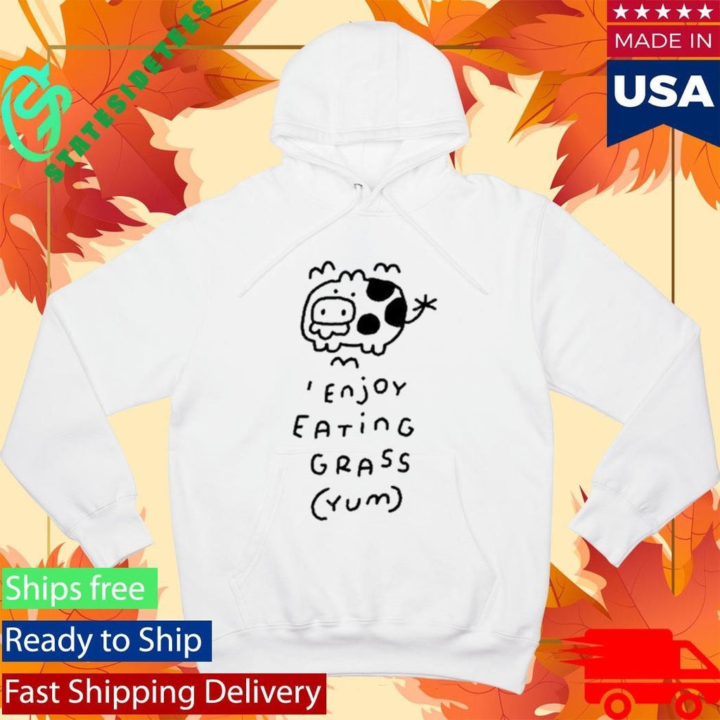 Momodraws Enjoy Eating Grass Yum Shirt Unisex , , , Long Sleeve Tee