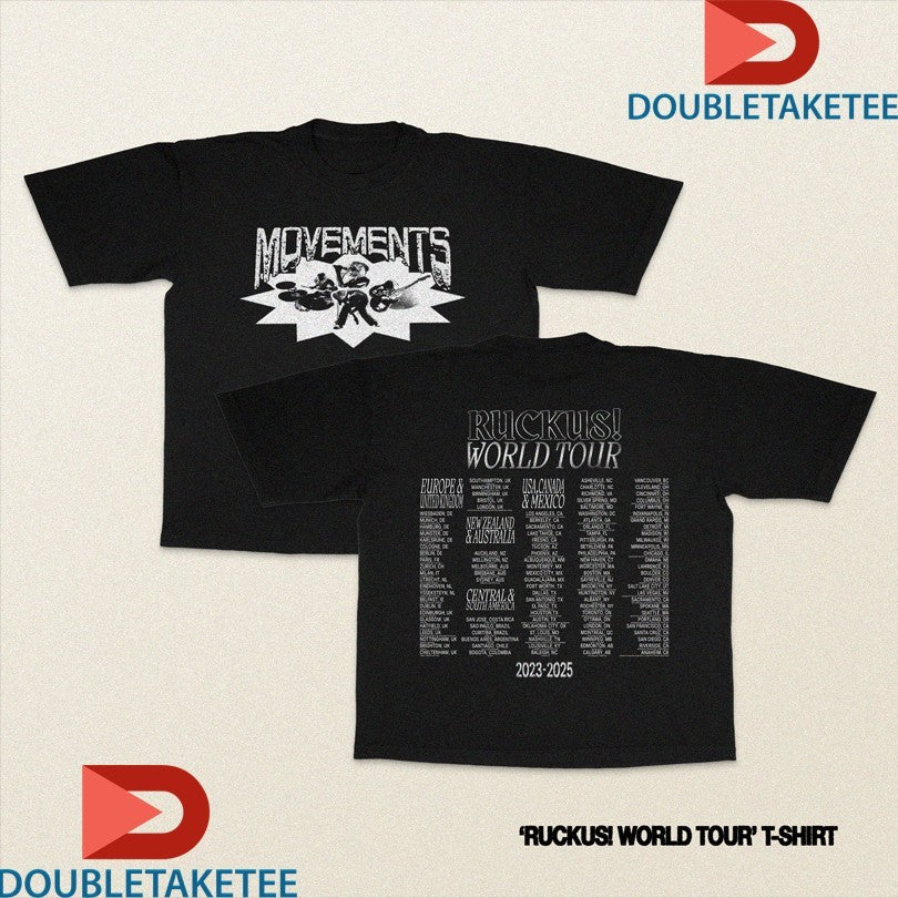 Movements Ruckus World Tour 2023 2025 Dates Unisex , , , Long Sleeve Tee