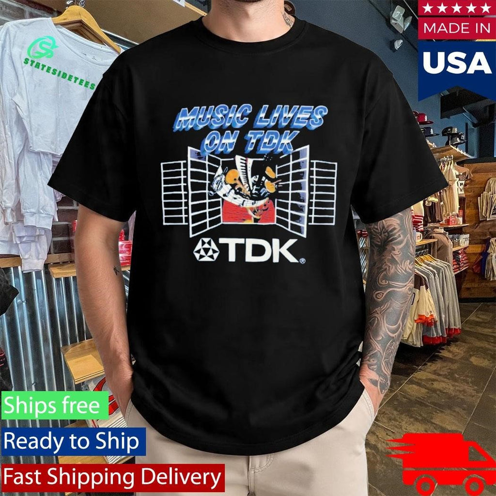 Music Lives On Tdk Shirt Unisex , , , Long Sleeve Tee