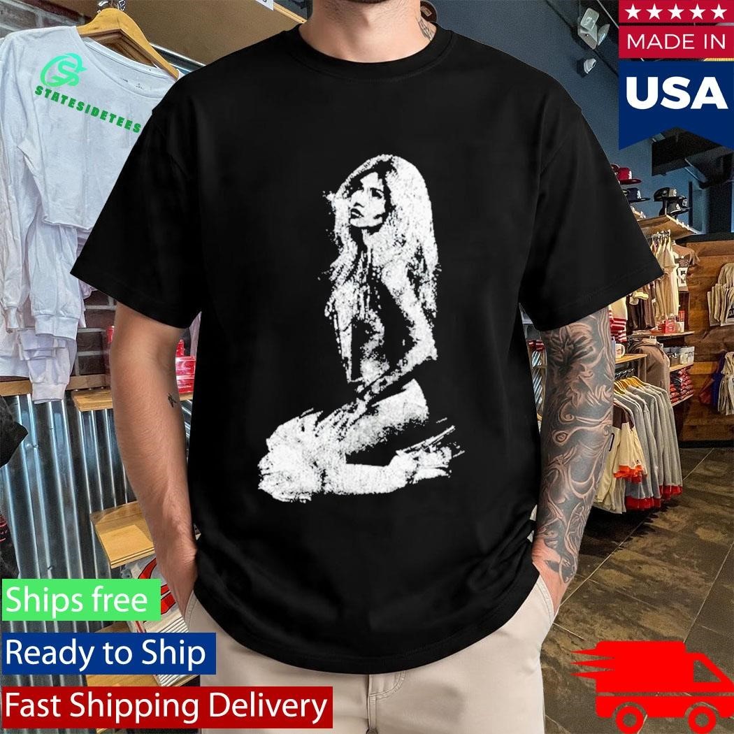 Nessa Barrett AFTERCARE Rhinestone Photo Shirt Unisex , , , Long Sleeve Tee