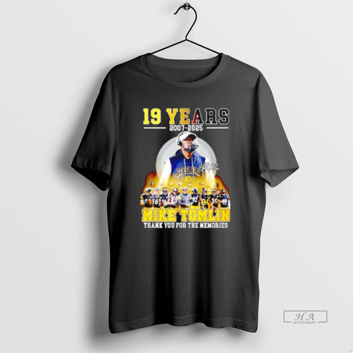 Official 19 Years Of Greatness Mike Tomlin Thank You For The Memories