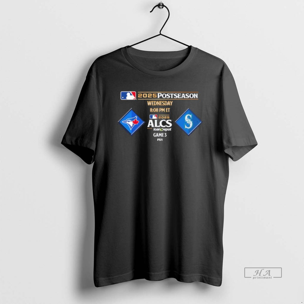 Official 2025 Postseason Alcs Game 3 Toronto Blue Jays Vs Seattle Mariners