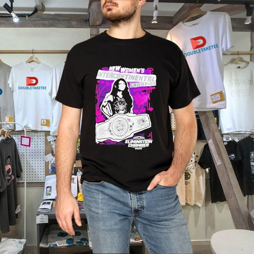 Official AJ Lee Elimination Chamber 2026 Women’s Intercontinental Championship Winner Shirts
