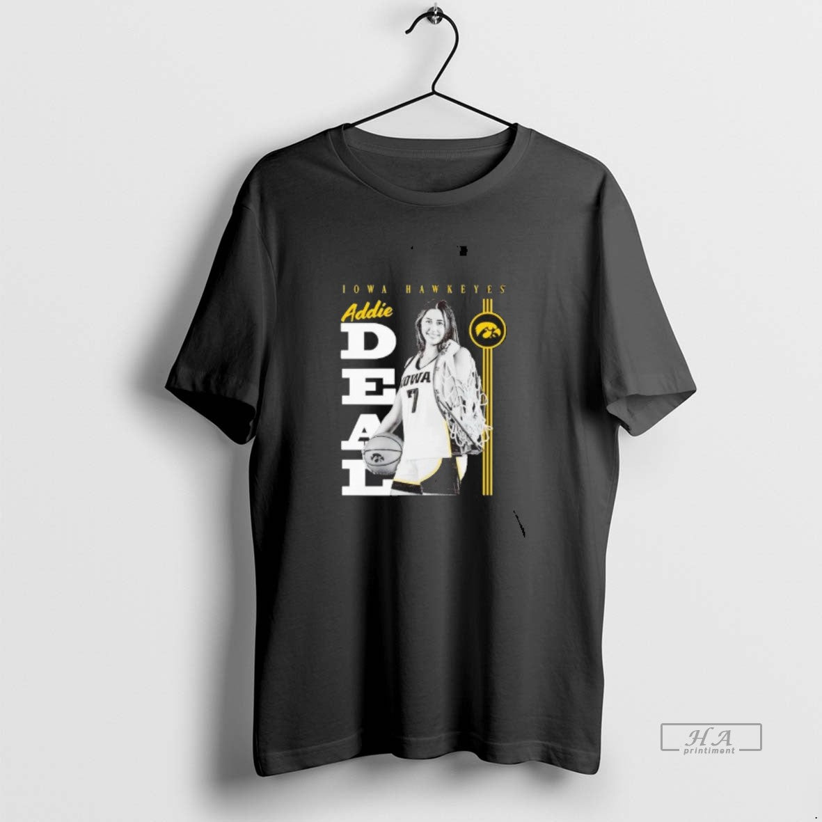 Official Addie Deal Illustrated Cut The Net Iowa Hawkeyes