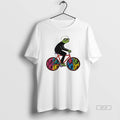 Official Andy Warhol Inspired Frog Cyclist Graphic