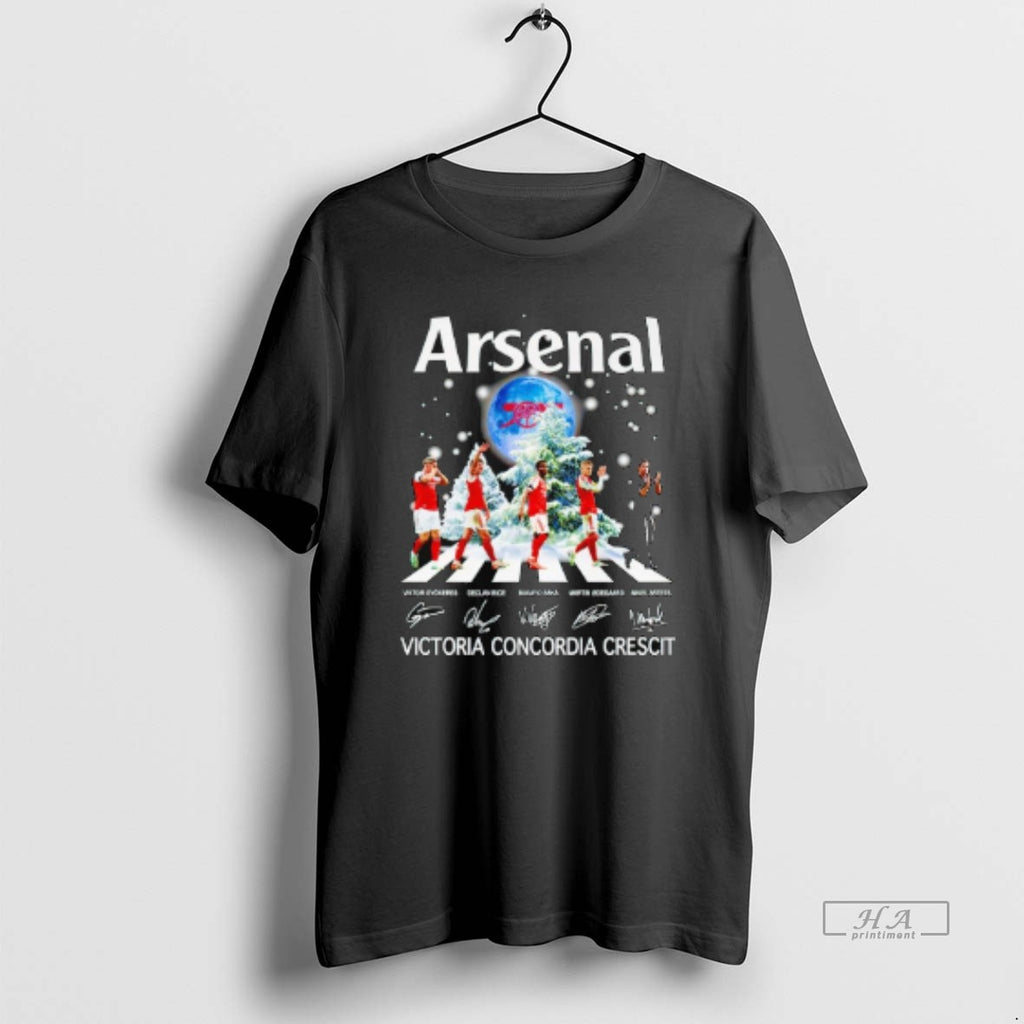 Official Arsenal Fc Victoria Concordia Crescit Signature Abbey Road