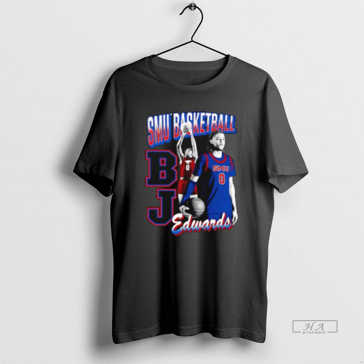 Official Bj Edwards Jr Smu Mustangs Graphic