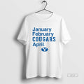 Official Byu Basketball January February Cougars April