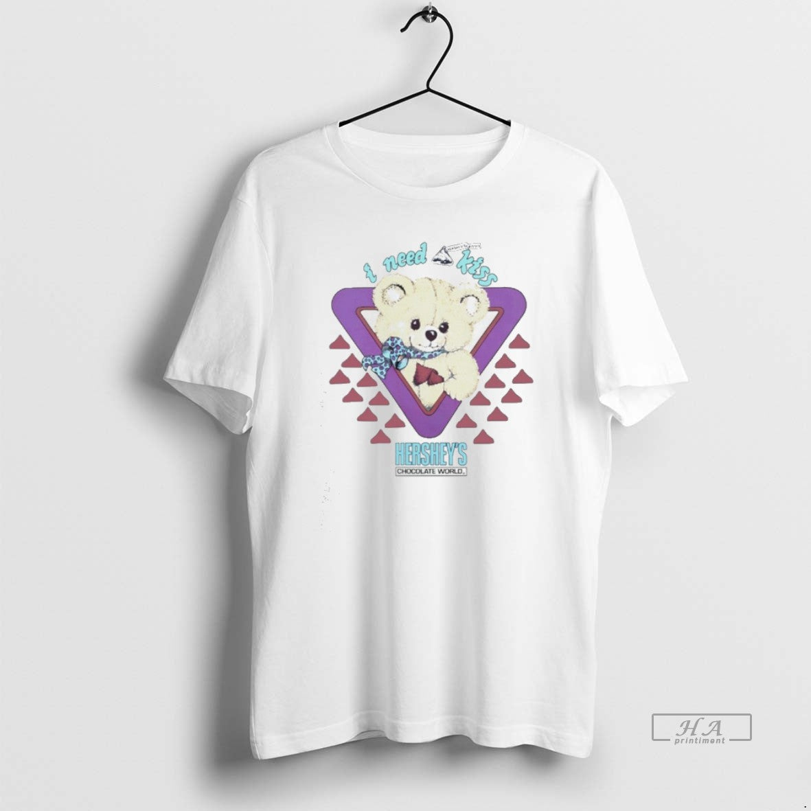 Official Bear I Need A Kiss Hersheys Kisses
