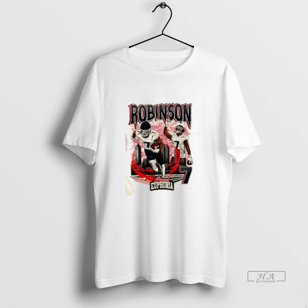 Official Bijan Robinson Atlanta Falcons Football Graphic