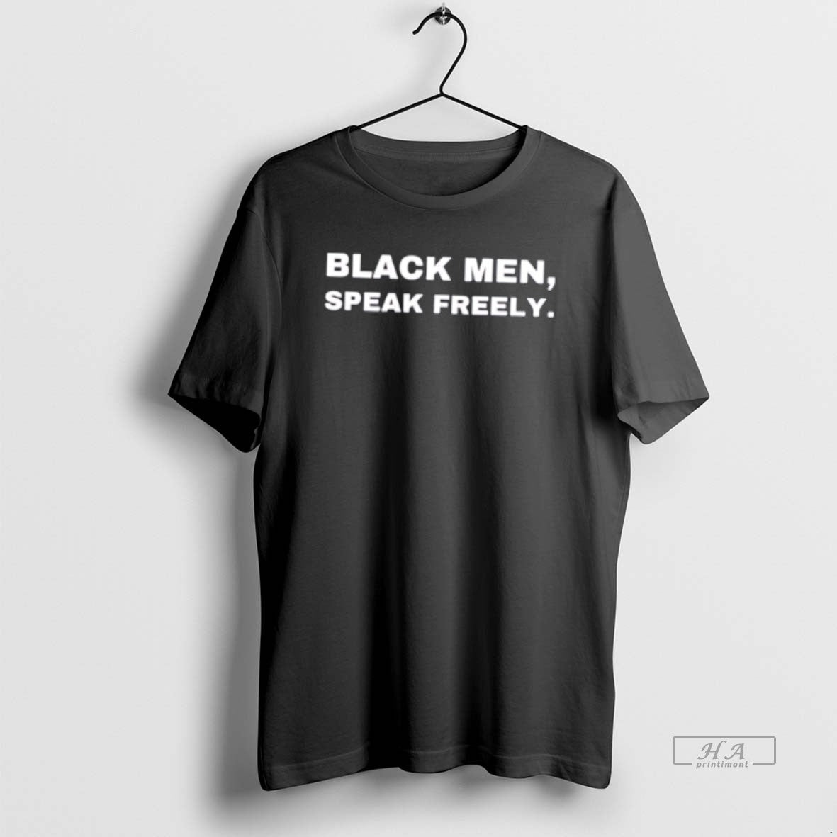 Official Black Men Speak Freely Text Tee
